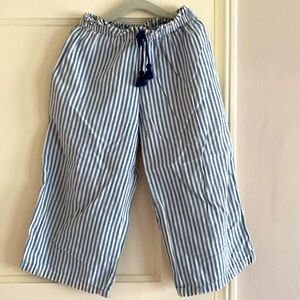 Pajama style striped pants Pink Chicken